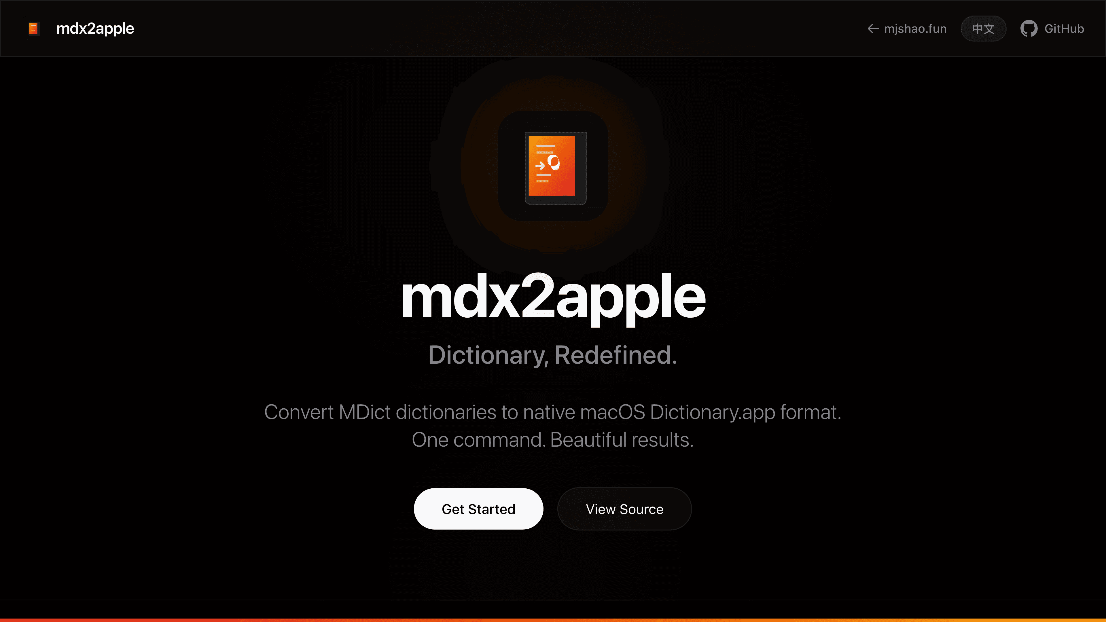 mdx2apple